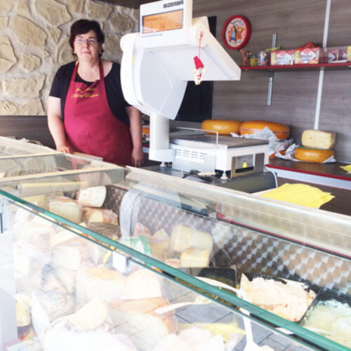 Käse-Verkaufsstand in Leeden