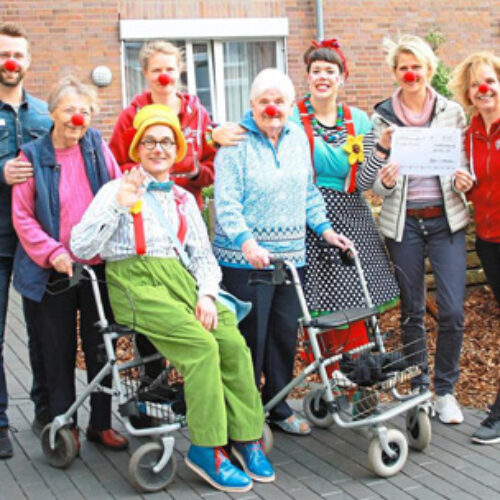 Physiotherapie Leeden – Geld gesammelt für die Klinik-Clowns