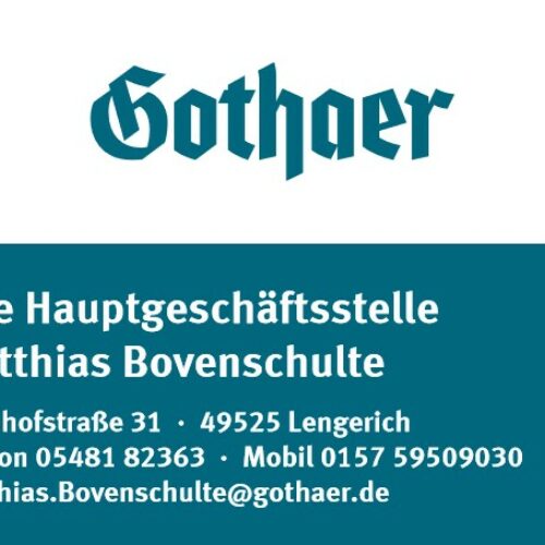 Gothaer Versicherung Matthias Bovenschulte