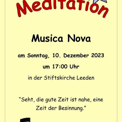 Musica Nova Adventsmeditation