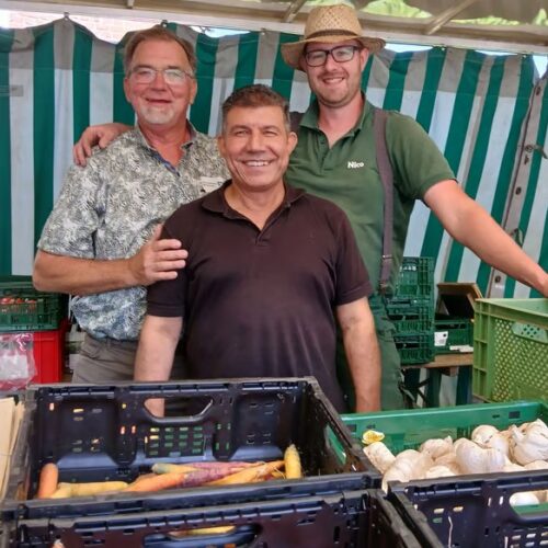 Der Marktmeister hat alles im Griff