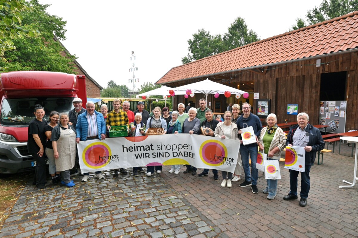 Du betrachtest gerade So feiert Leeden seine Premiere beim „Heimat shoppen“: Feierabendmarkt und Dorfladen im Fokus