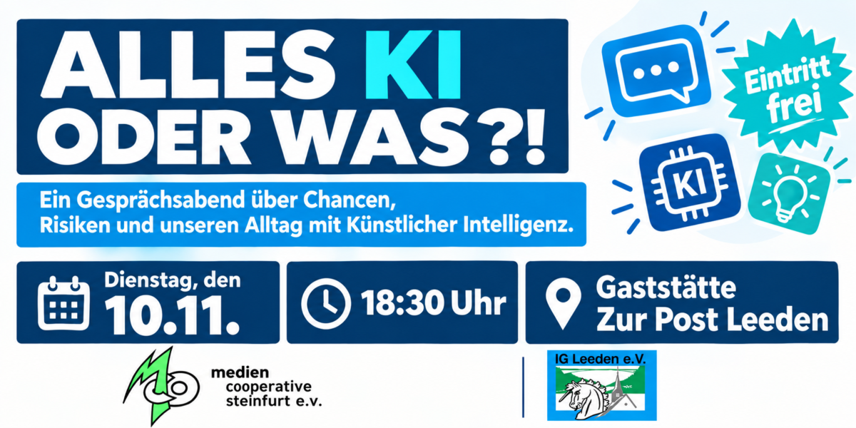 Du betrachtest gerade KI-Infoabend am 10. Novenber